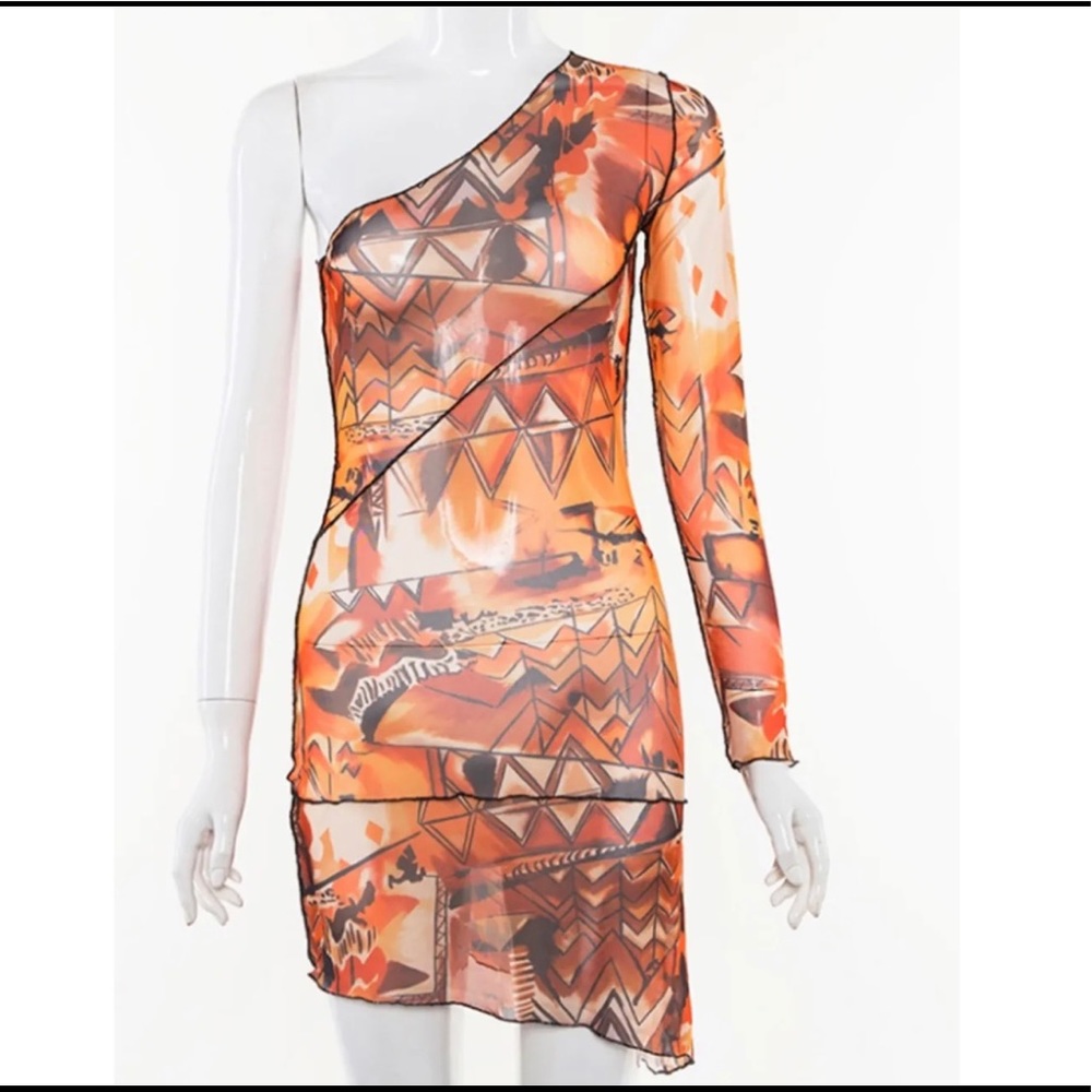 Brand New! One Sleeve mamacita dress